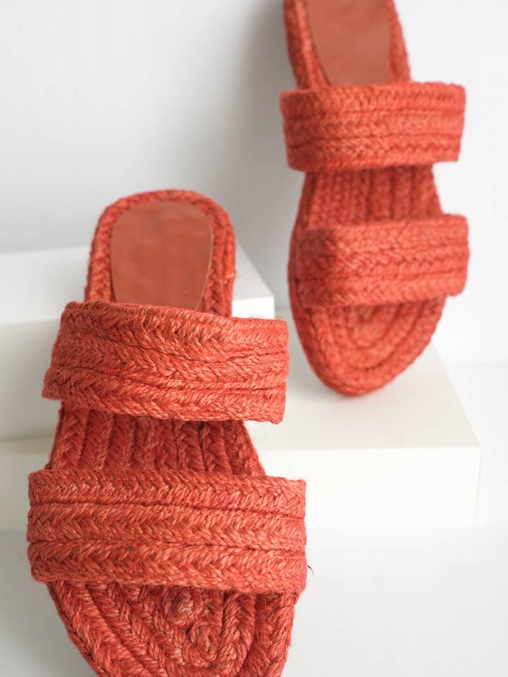 Toboggans d'été Abaca — Rust pour la vente par Maggie’s Box USA