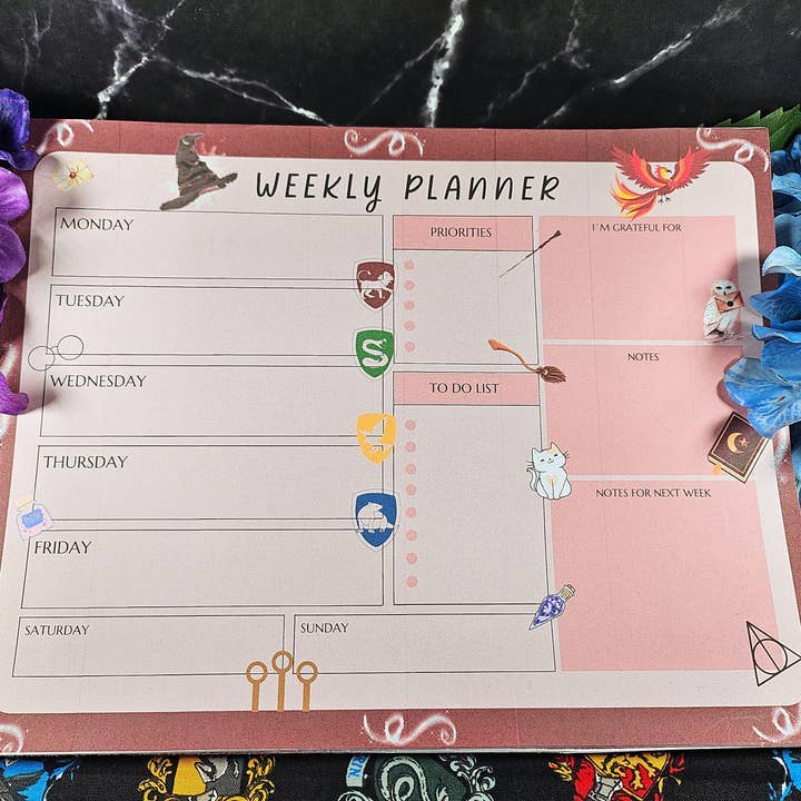 Autumnmist Boutique - Wholesale Planner - Potterverse Large Planner Notepad 8.5" x 11"