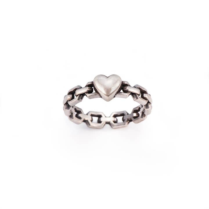 Skull Chain Ring for wholesale by Alex Streeter