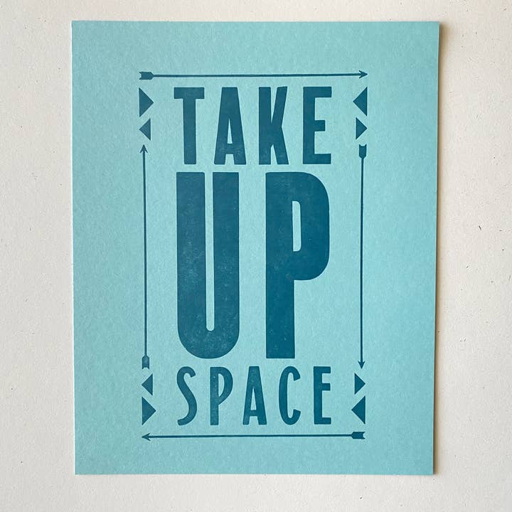 8x10 boekdruk - neem ruimte in beslag voor wholesale door Runaway Press