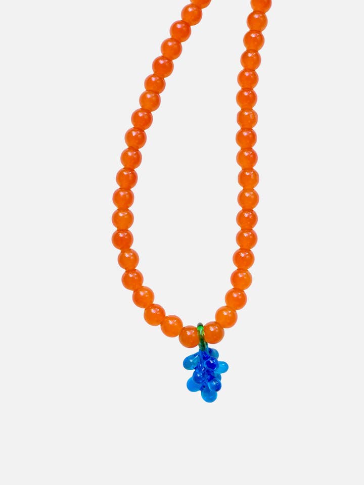 Contas de Uva Azul e Laranja Viva for wholesale by Le Club Olive