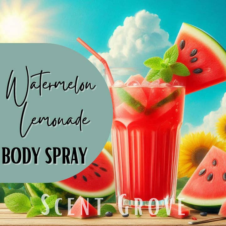 Watermelon Lemonade scented body mist spray 100ml for wholesale by Scent Grove