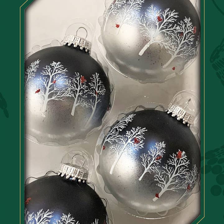 Gerson Adorn your Christmas tree with a scene of serene wint for wholesale by The Gerson Companies