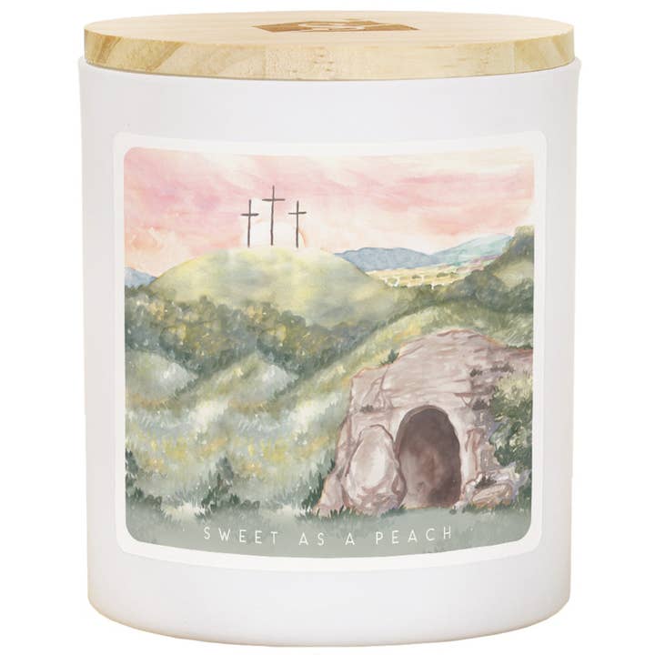 Lever de soleil sur le tombeau vide - PCH - Bougies pour la vente par Sincere Surroundings