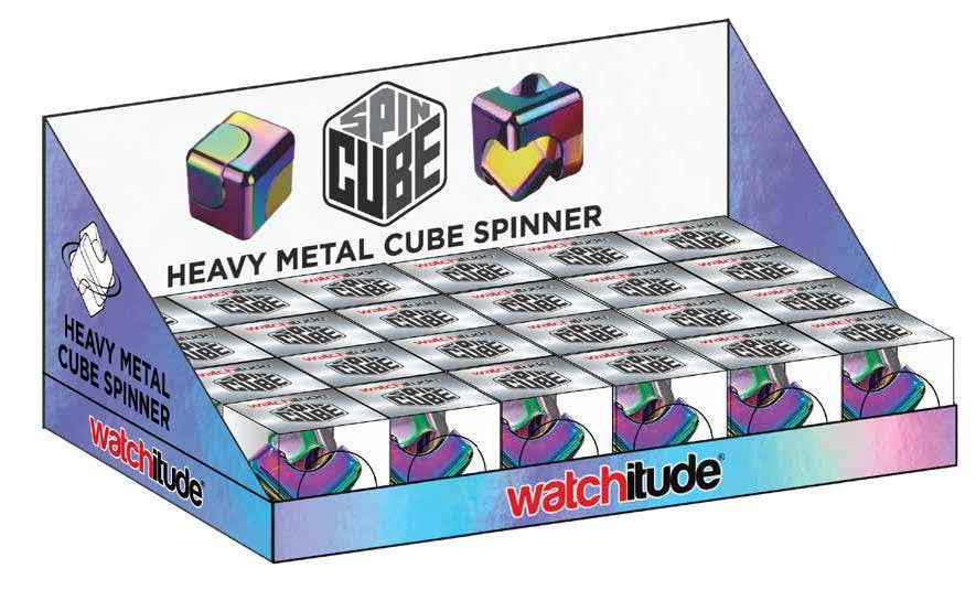Watchitude - Wholesale Fidget Toy - Kids - Spin Cube - 24pc Assortment2