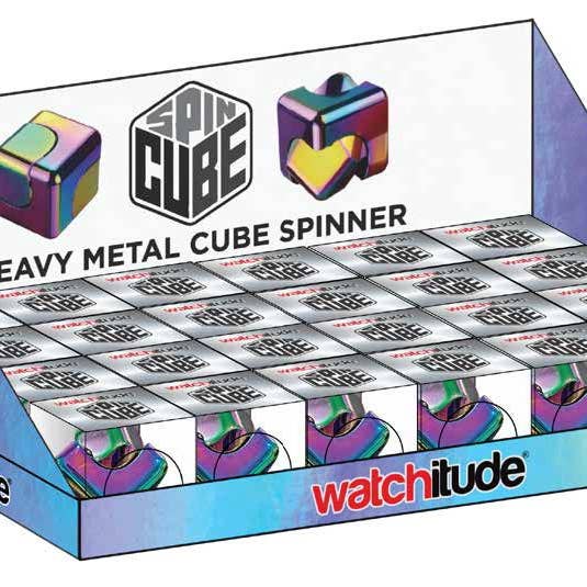 Watchitude - Vente Fidget/jouet anti-stress – enfant - Cube Tournant - Assortiment de 24 pièces2