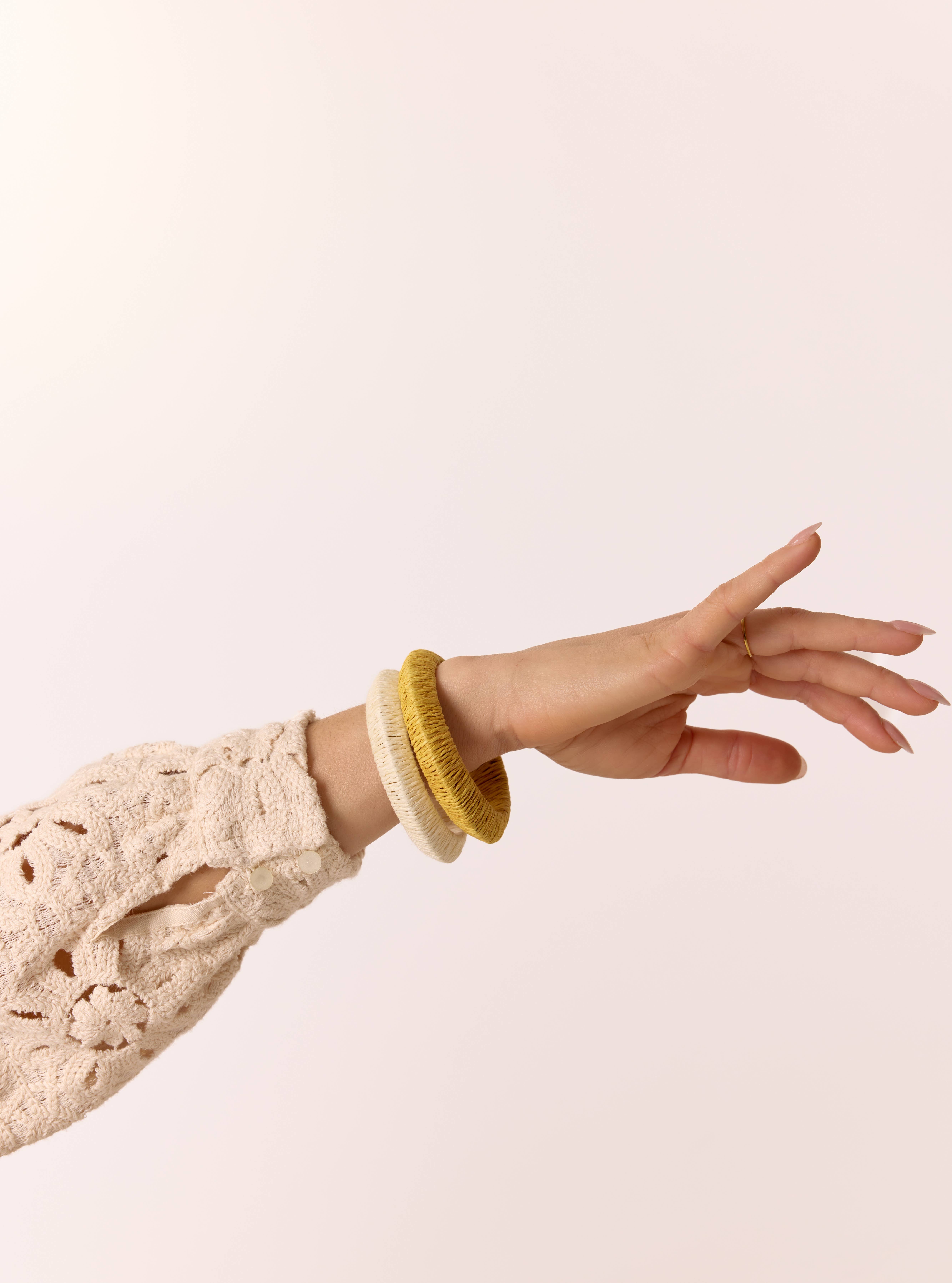 Maradji - Wholesale Jewelry Set - MARLA RAFFIA BRACELET SET4