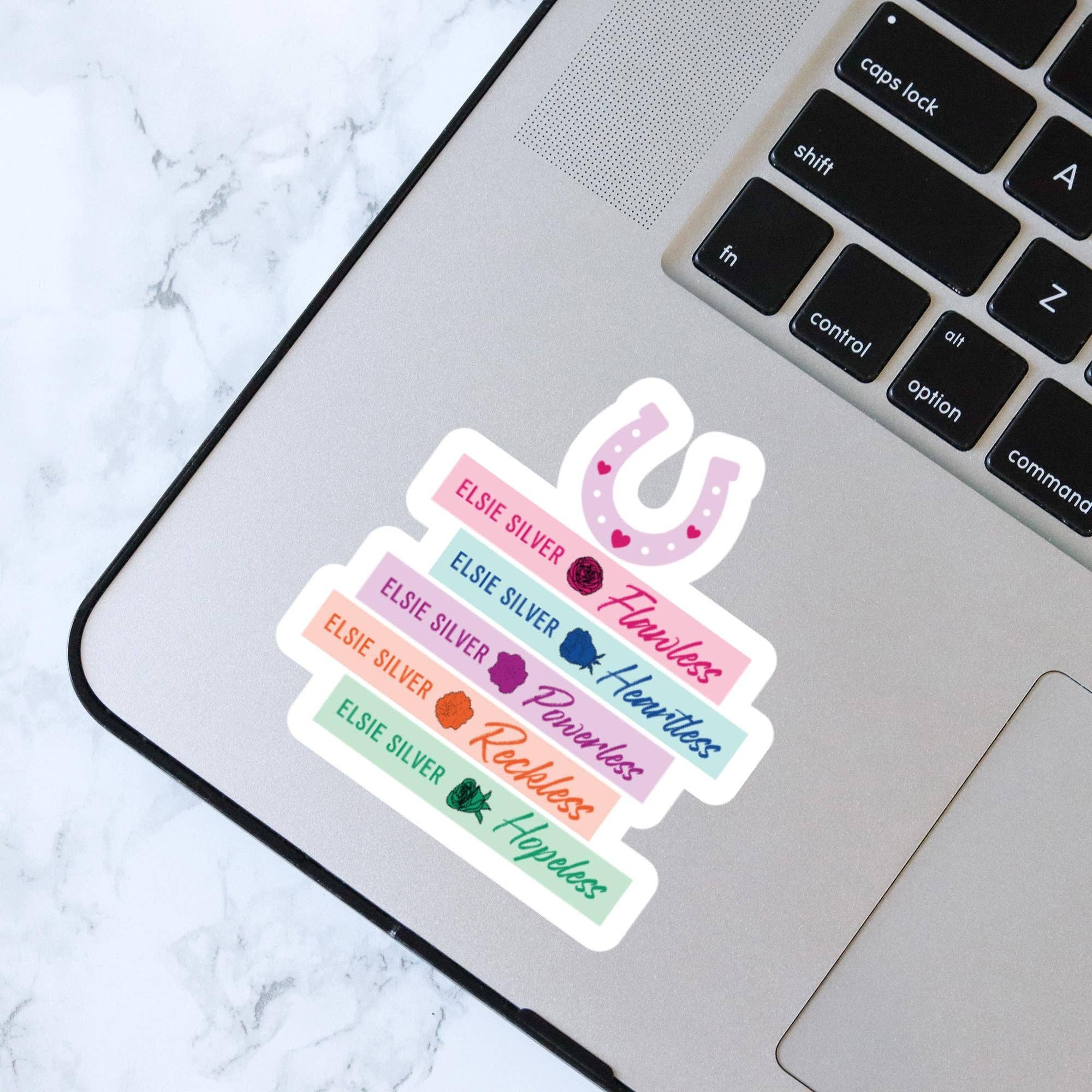 Chapter & Craft Studio - Wholesale Sticker - Elsie Silver Book Stack Sticker2