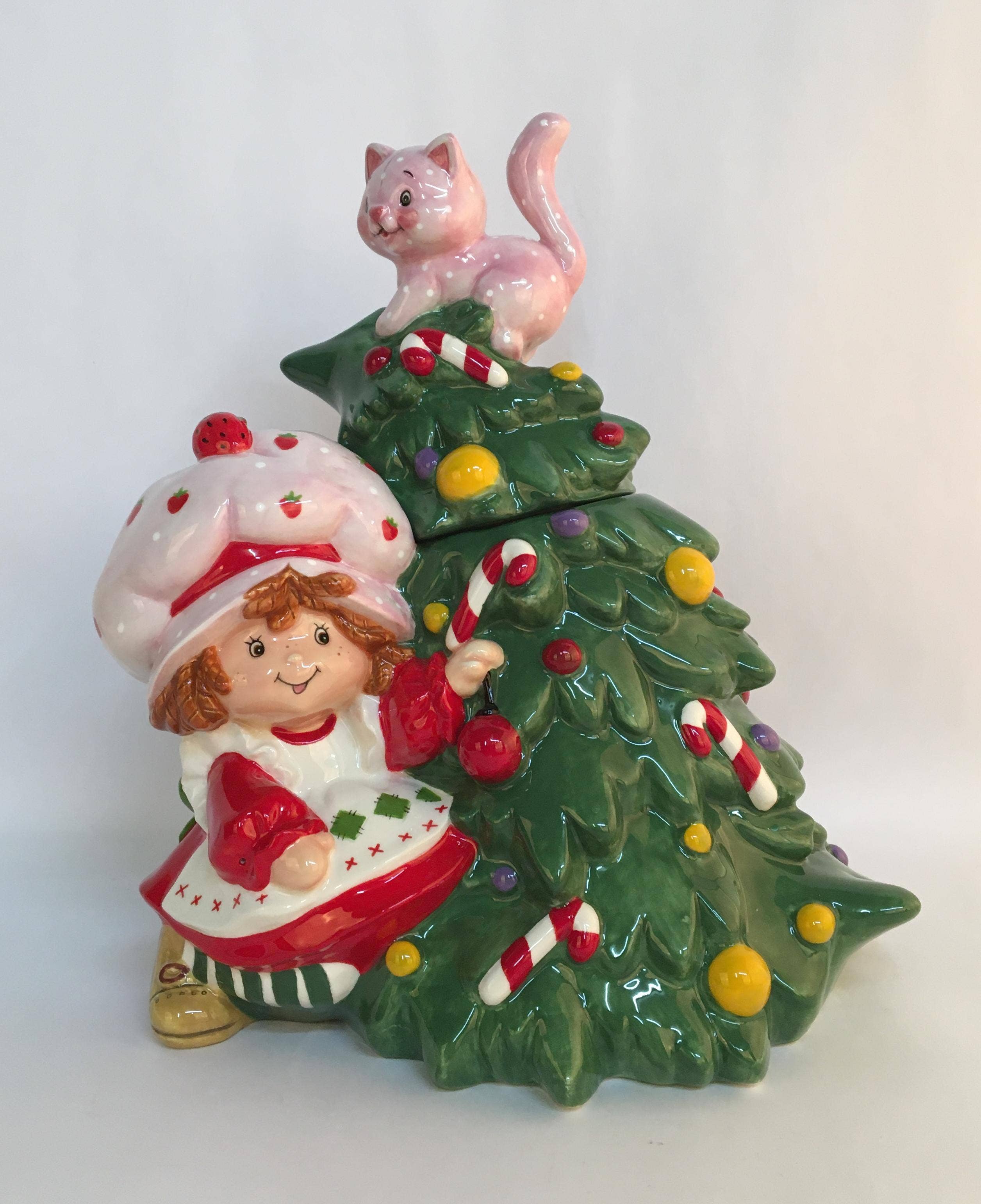 Blue Sky Clayworks - Wholesale Cookie Jar - Strawberry Shortcake Christmas Cookie Jar
0