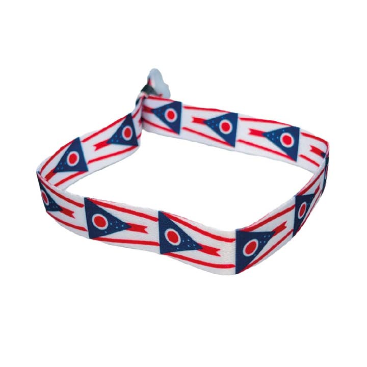 Gewebtes Armband – Staatsflagge Ohio – USA – P1978 für den Großhandel von Worldwide Souvenirs