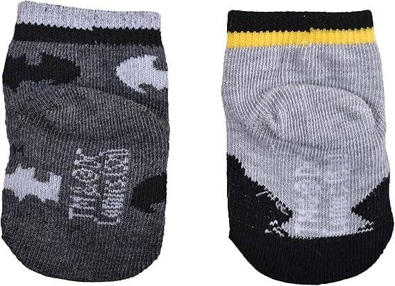 Crover - Wholesale Socks - Baby - Batman Baby Boys Rattle Pom Socks2