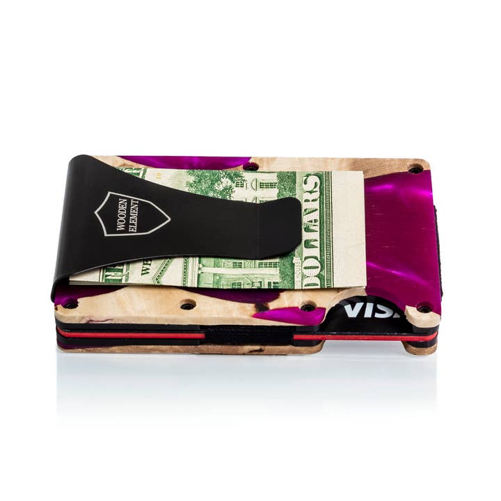 Wooden Element - Wholesale Wallet - Unisex - Wood/Resin Smart Wallets (Assorted pack of 11)