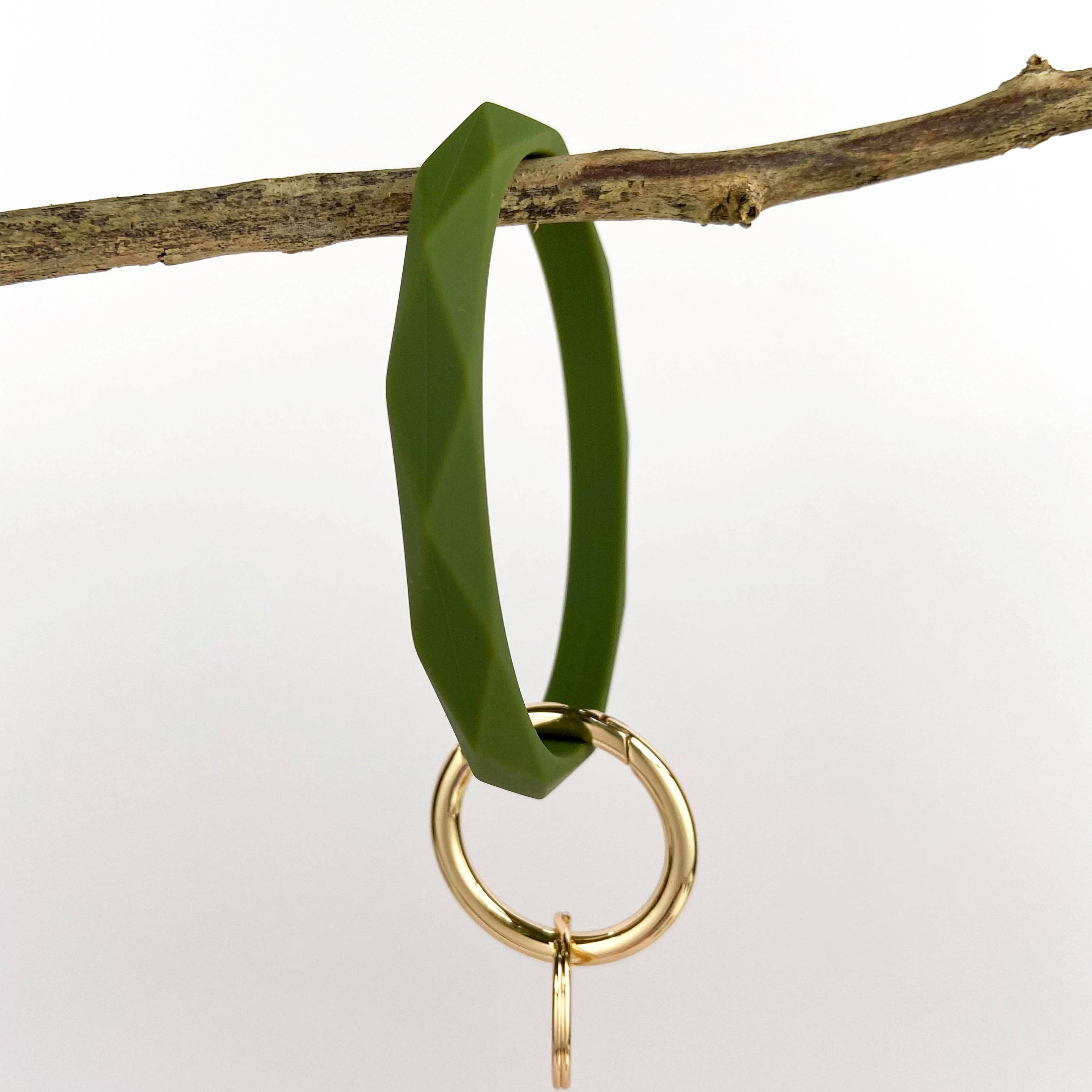 SoapElenGlen - Vente Bracelets porte-clés - Porte-clés en forme de diamant en silicone0