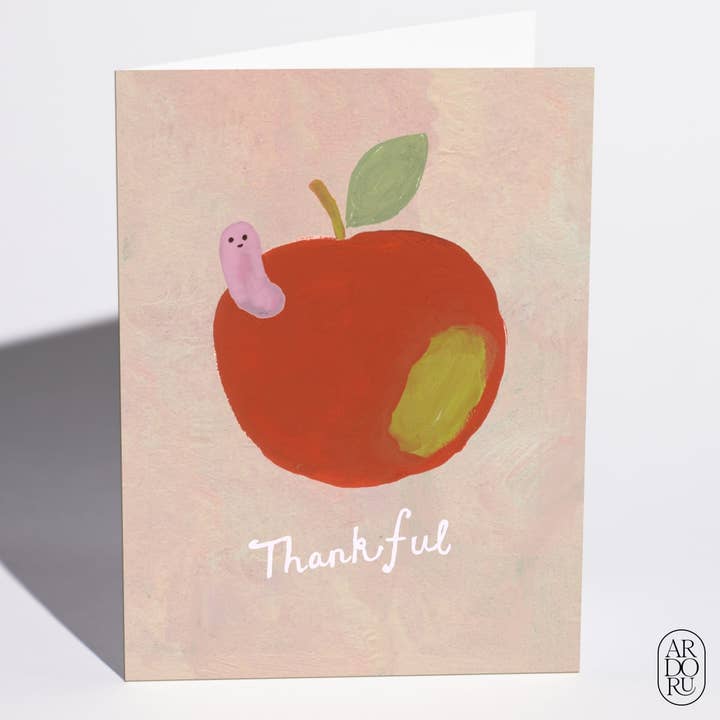 Carte de Thanksgiving - «Pomme» pour la vente par ArdorU