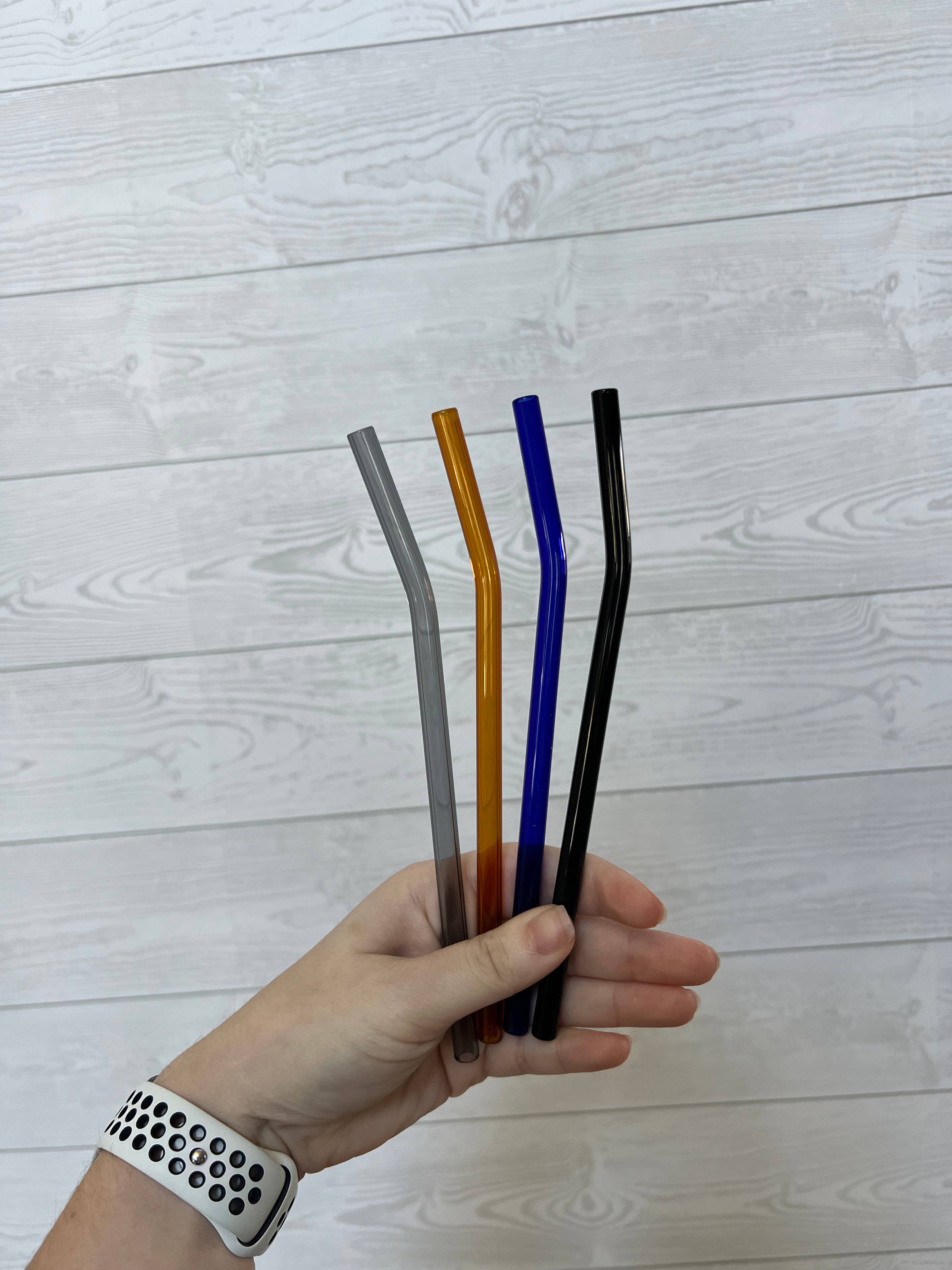 Mason Jar Designs - Wholesale Drinking Straw - Colored glass straw11