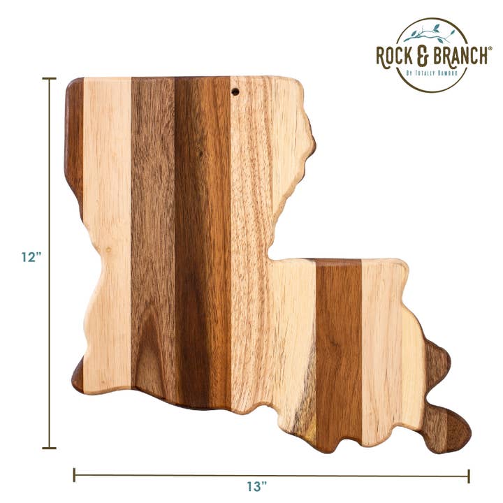 Totally Bamboo - Wholesale Cutting Board - Rock & Branch® Shiplap Series Louisiana Serving Board4