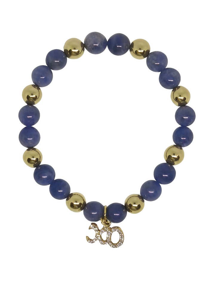 The High Vibe Bracelet - Diamond and Gold Balls for wholesale by XO Maria Louise
