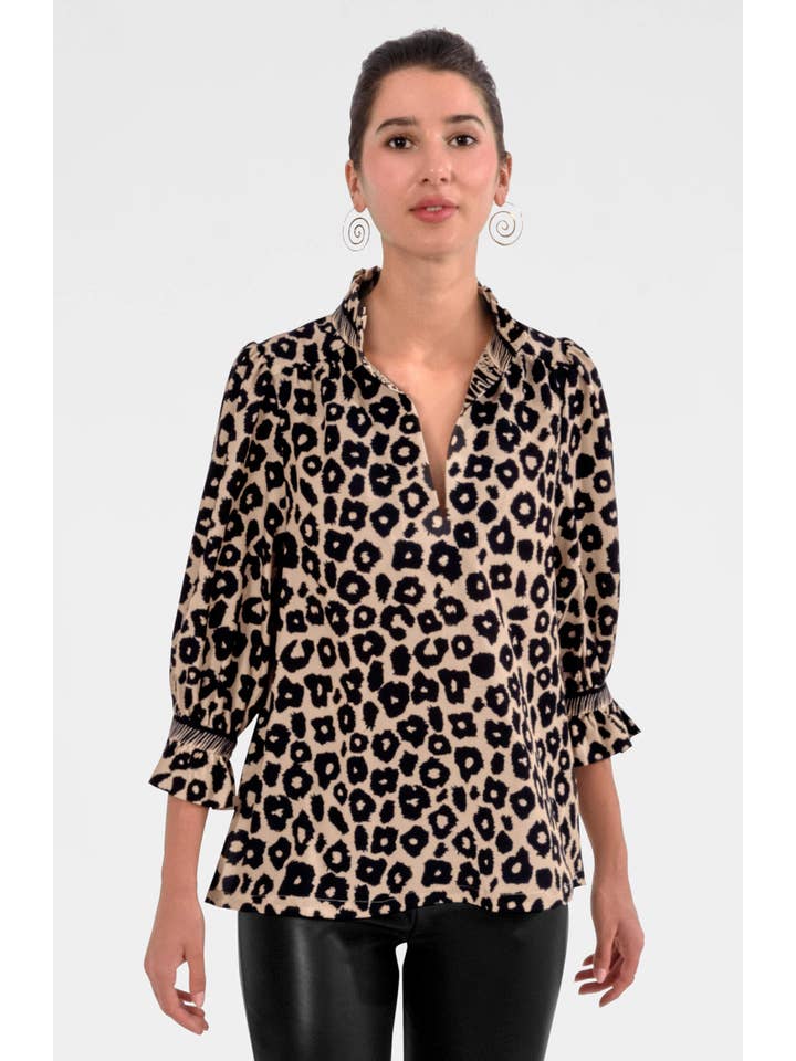 Gretchen Scott LLC - Vente Tunique – femme - Tunique Ruffleneck - Me Jane7