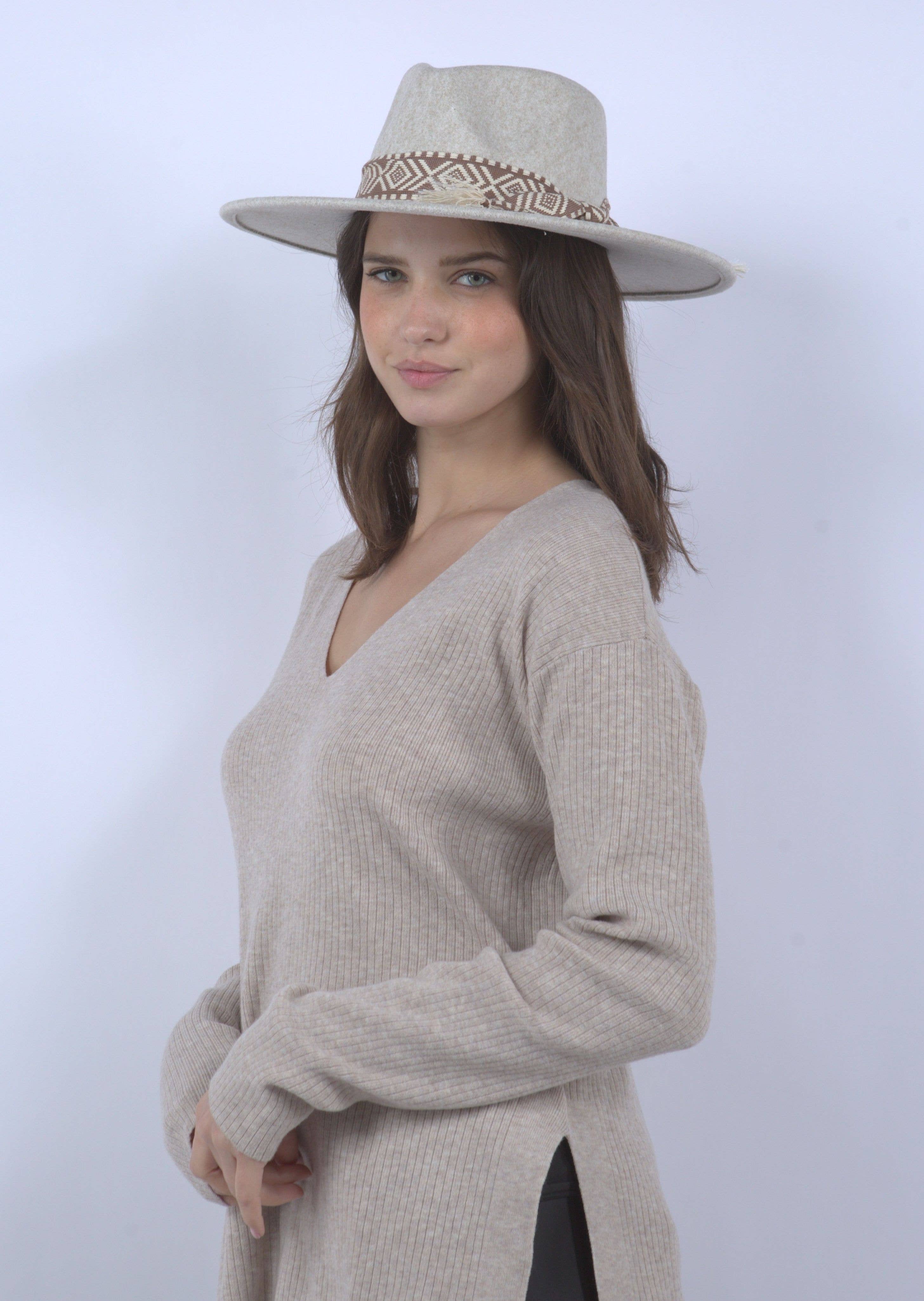 Jeanne Simmons Accessories - Wholesale Fedora - Women's - Fedora 3.5" Faux Felt 7303 Hat Winter3