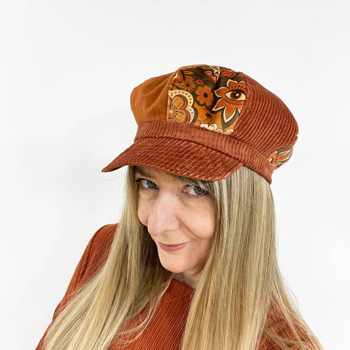 Stan and Gwyn – wholesale Newsboy/Schoolboy Hat - Dam – Baker pojke hatt, 60S platt mössa, De. Beatles Style Cap.5