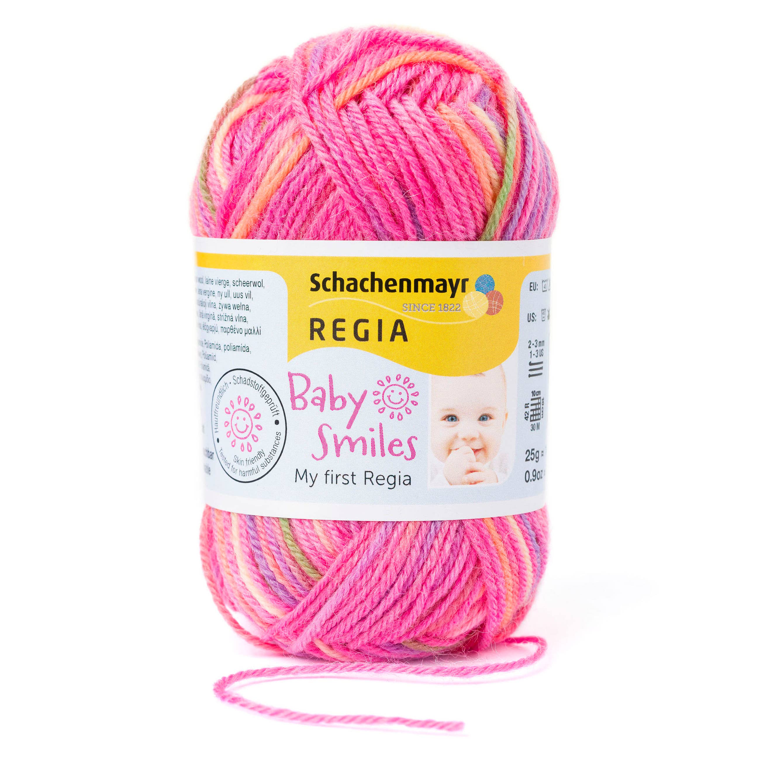MEZ Crafts Germany – wholesale Garn – REGIA Baby Smiles My First REGIA strumpgarn 10 x 25 g4