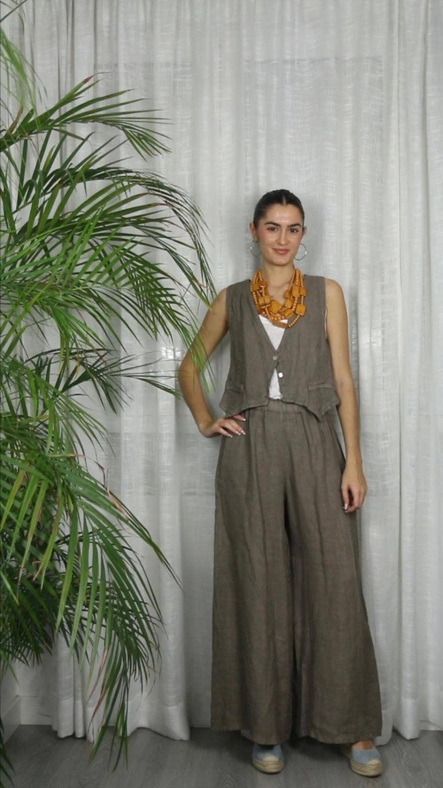 Linen & More - Wholesale Pants - Women's - REF 2342 100% LINEN PANTS17