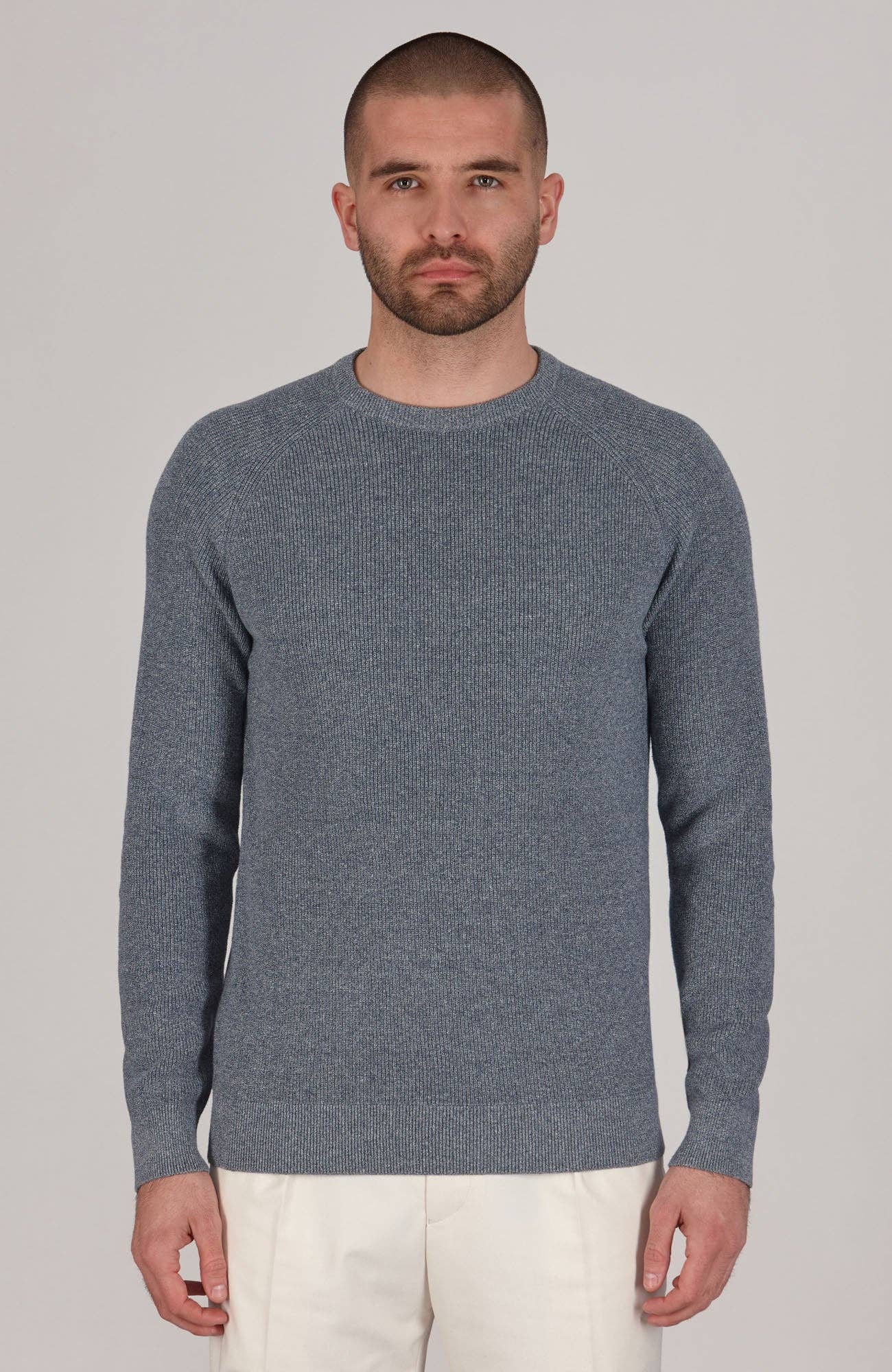 Paul James Knitwear - Wholesale Knitted jumper – Men′s - Mens Lightweight Cotton Fisherman Rib Jumper5