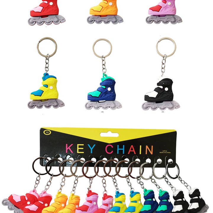 ASSORTI Porte-clés Rollerblade KC2901-60 (12PC) en vente sur Faire1
