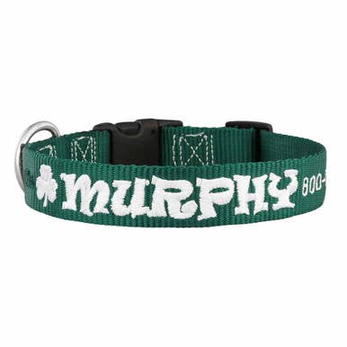 dogIDs - Wholesale Pet Collar - Dog - Custom Embroidered Saint Patrick's Day Collar4