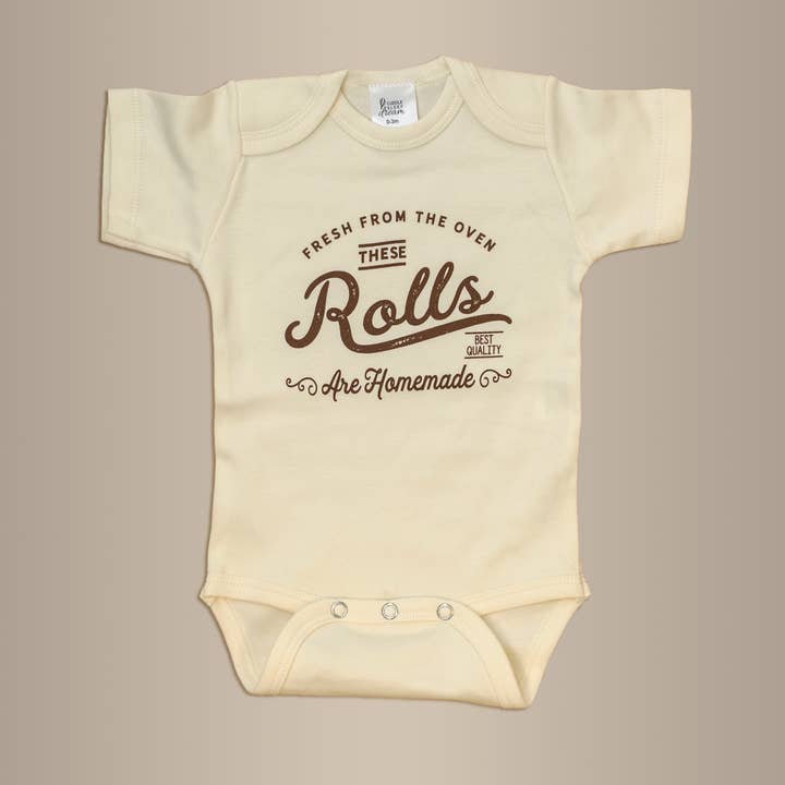 Cuddle Sleep Dream - Wholesale Bodysuit (Non-Footed) - Baby - These Rolls are Homemade | Baby Bodysuit Funny Thanksgiving1