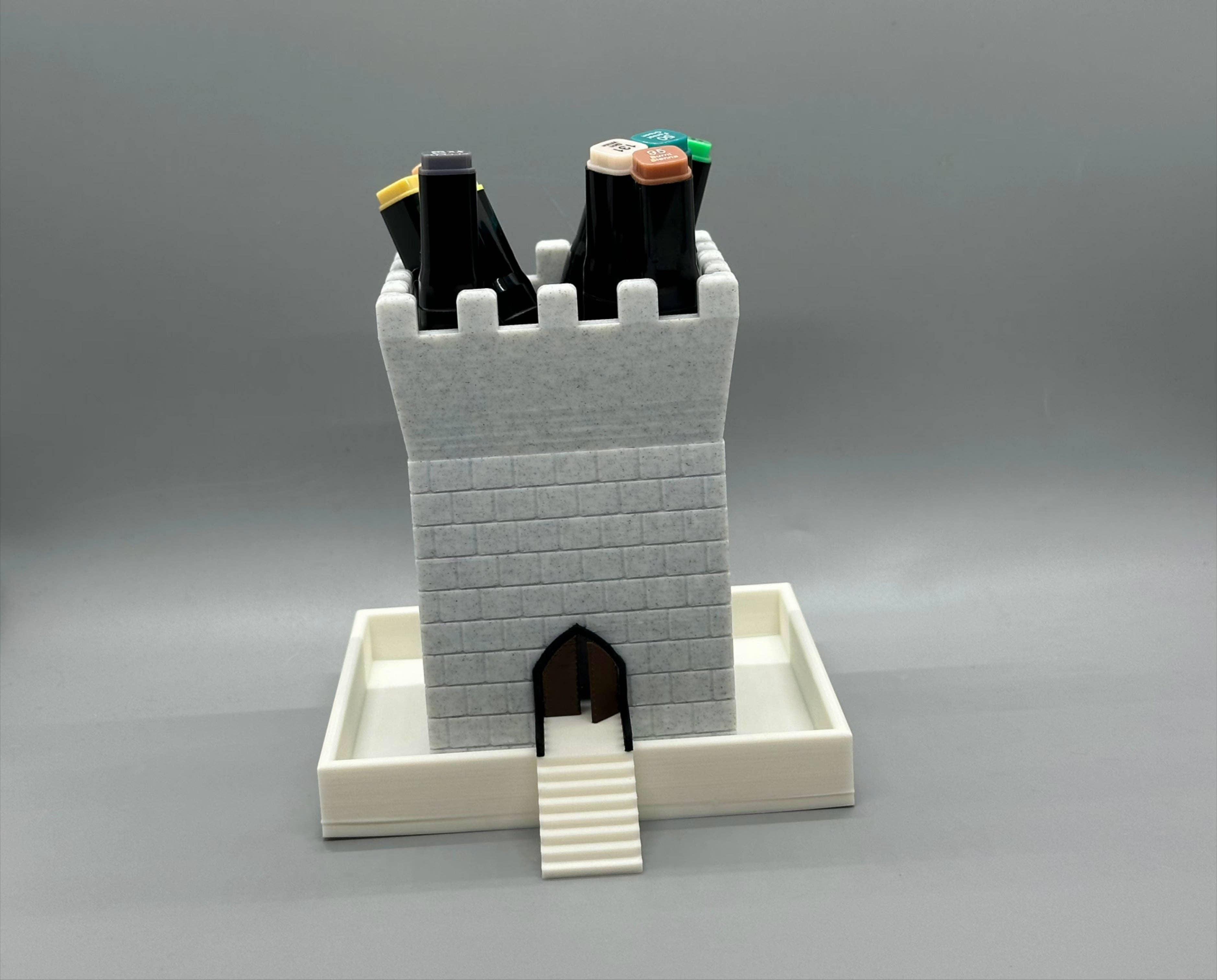 3DHotShop - Wholesale Plant pot - Castle Planter1