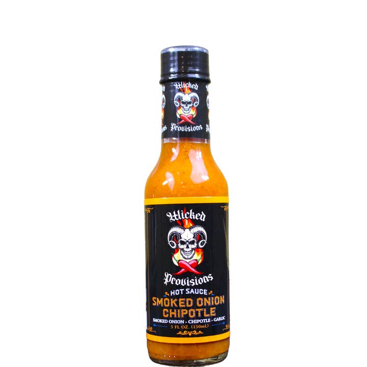 Chef Flaco's Gourmet Foods - Wholesale Hot Sauce - Wicked Provisions - Smoked Onion Chipotle Hot Sauce
