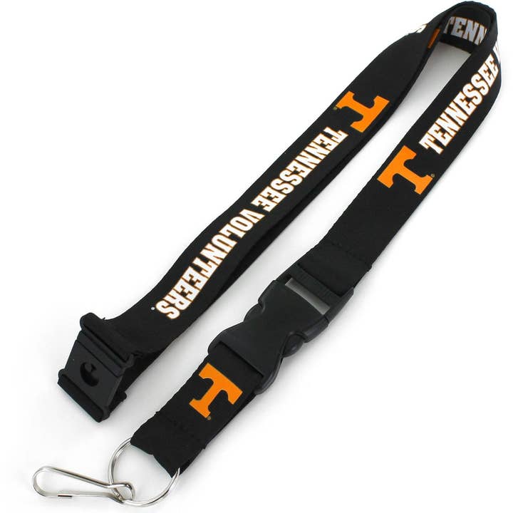 NCAA Tennessee Volunteers Team Lanyard, Black for wholesale by Aminco USA