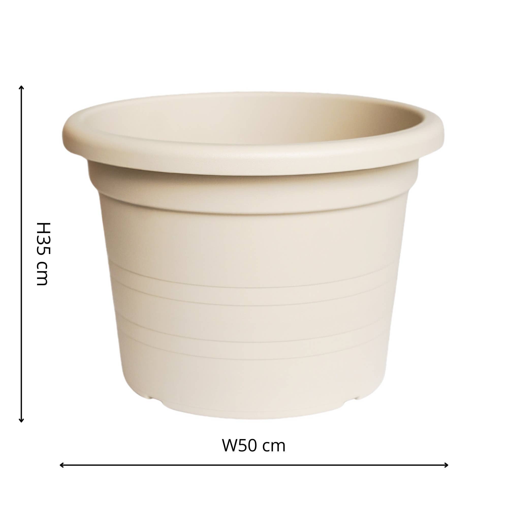 Ivyline International - Wholesale Plant Pot - Outdoor Recycled Plastic Cilindro Planter5