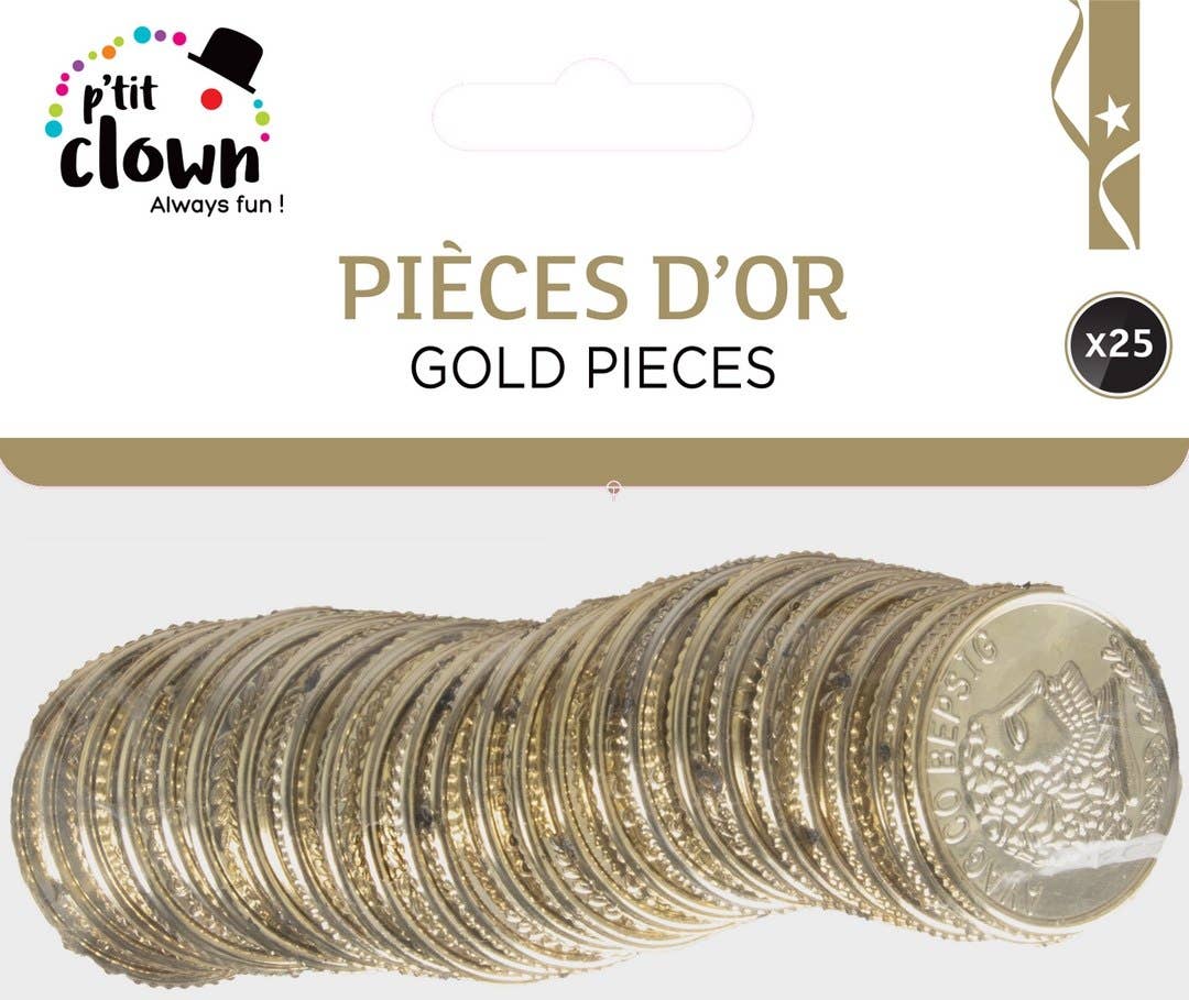 P'tit Clown - Wholesale Classic Toy - Kids - Gold Coins - Set of 250