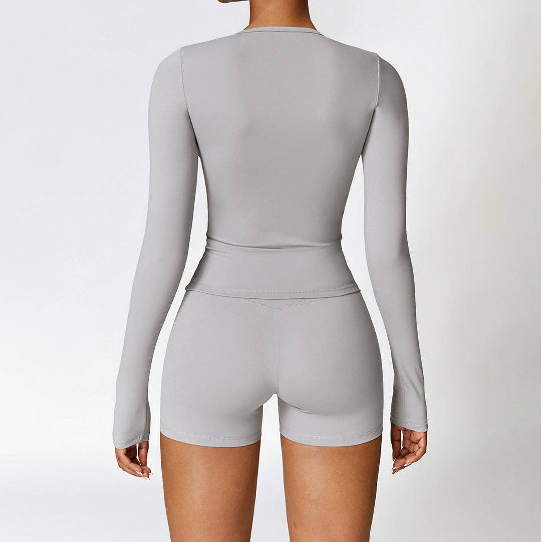 WONDERXFANS - Wholesale Athletic Top - Women's - Yoga running sports long sleeve tops14