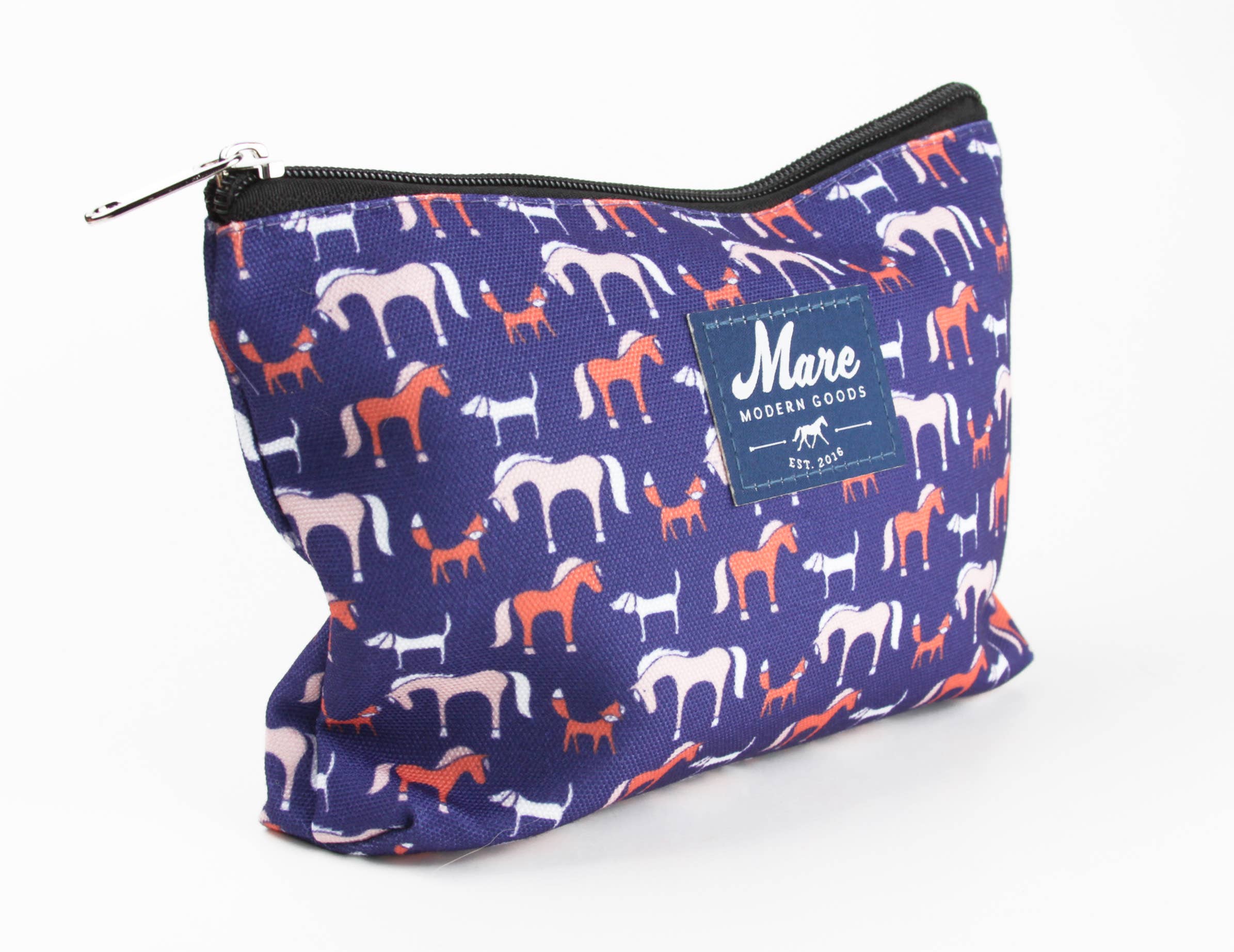 Mare Modern Goods - Wholesale Pouch - Women's - Foxy Print Zipper Pouch1