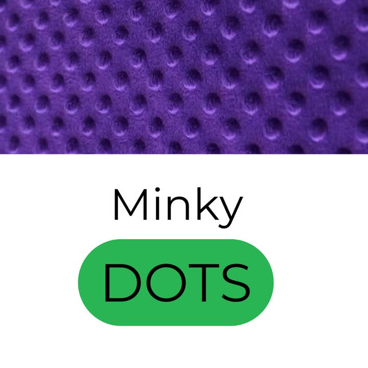 Ahrlo – wholesale Fabric – Minky Dot Fabric Tiffany - 37 yds