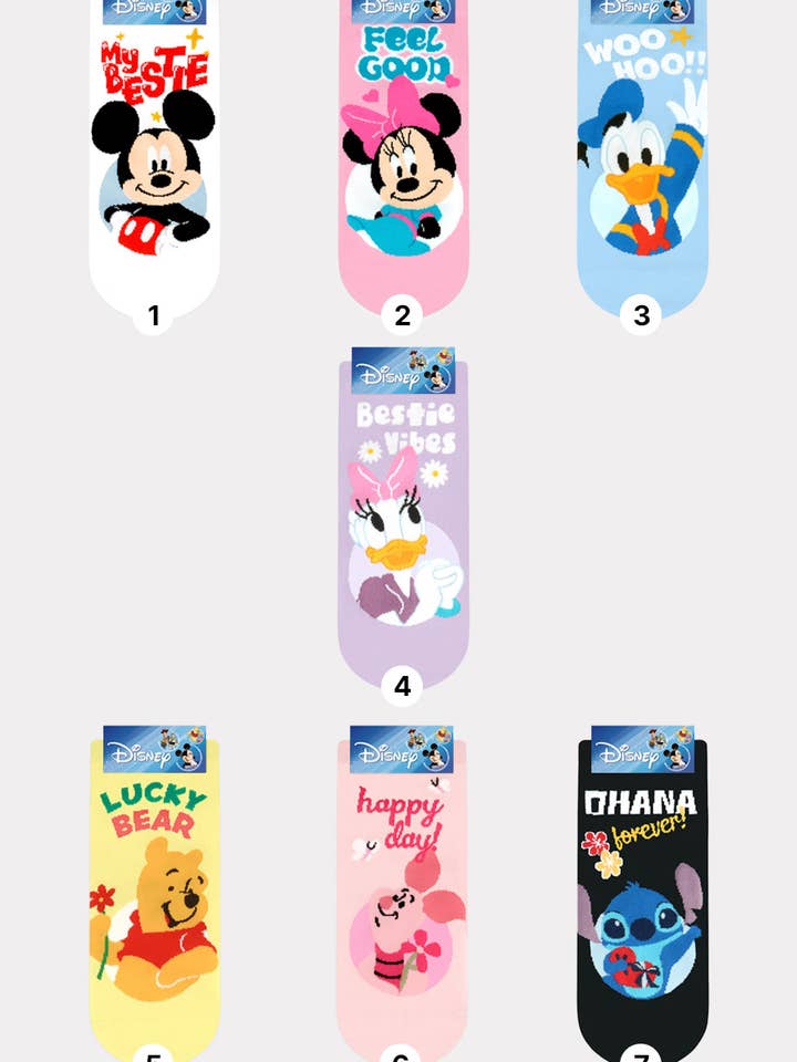 Disney Lizenzierte Charaktere Unsichtbare Socken für den Großhandel von Kpopsocks