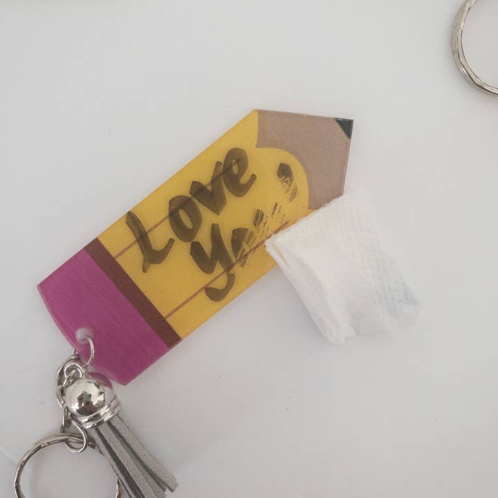 Dash+Roo - Wholesale Keychain - Kids - Blank Acrylic Pencil Keychain6