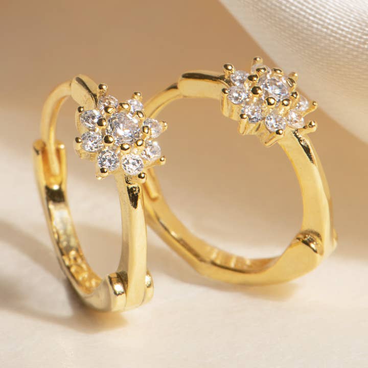 MAIVE - Wholesale Huggie Earrings - Ophelia Hoops0