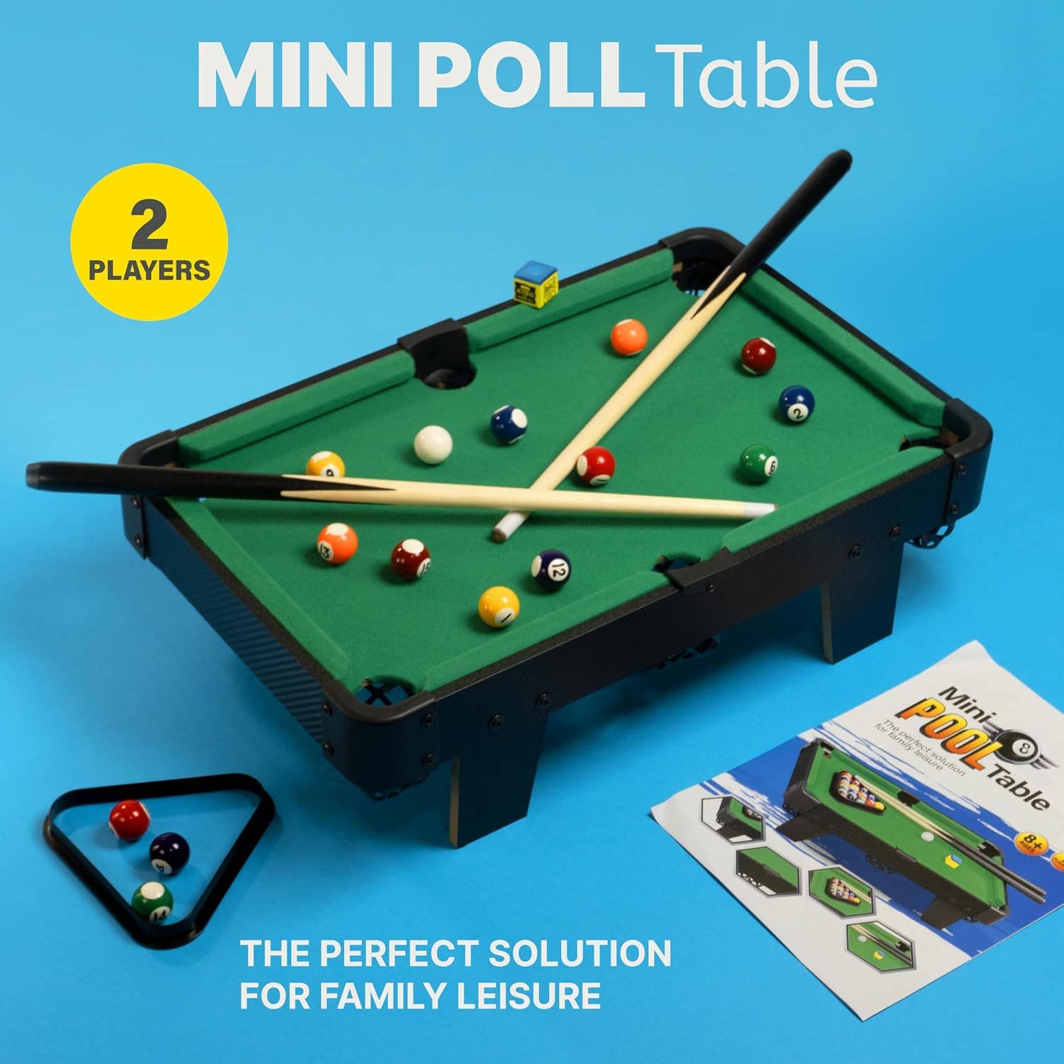 Queensell - Wholesale Board Game - 20-Inch Mini Pool Table1