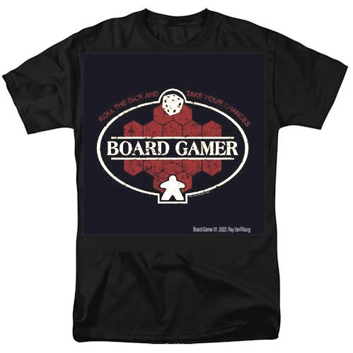 Board Gamer T-Shirt for wholesale by Pegasus Publishing