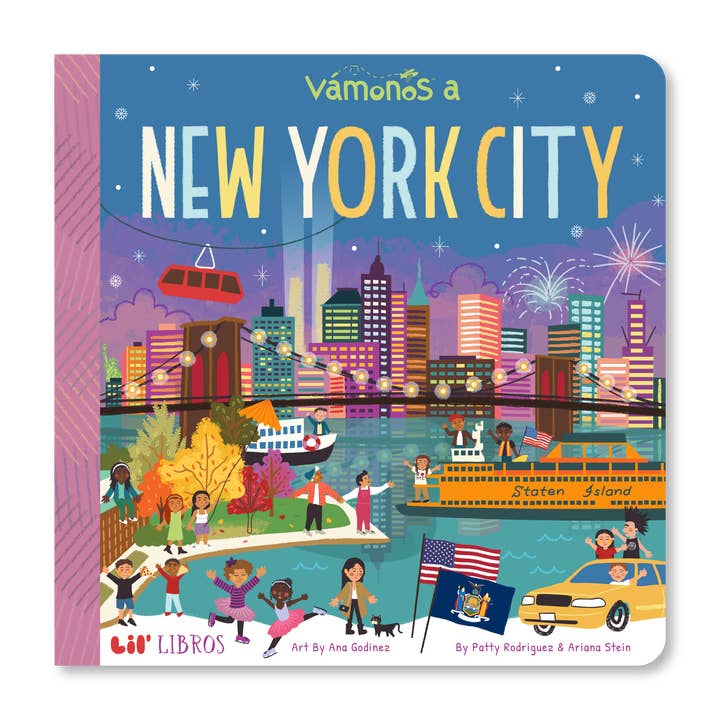 VÁMONOS: New York City (Bilingual: English and Spanish) for wholesale by Lil' Libros ~ Bilingual Children's Books & Games