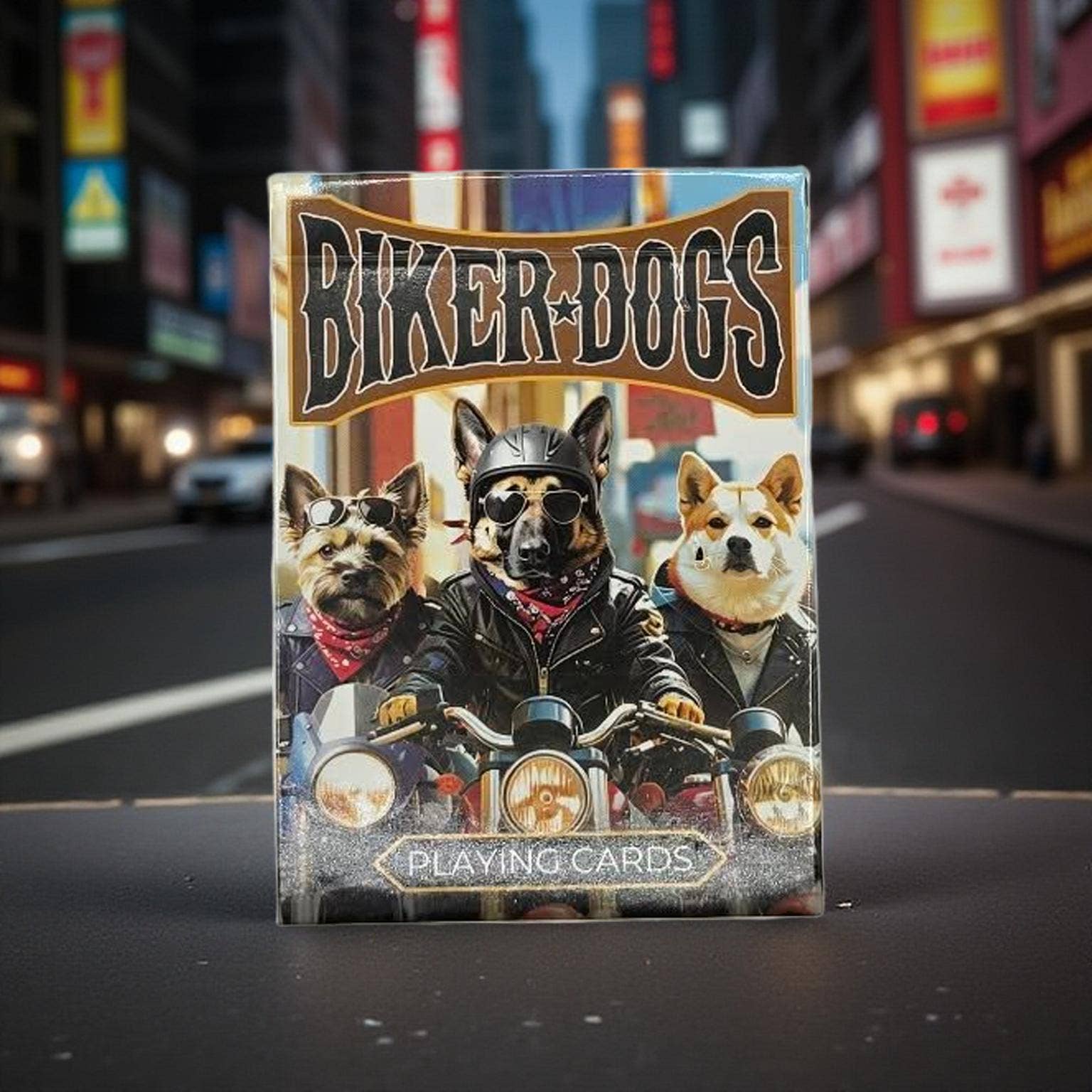 Collectible Playing Cards - Wholesale Playing Cards - Biker Dogs Playing Cards
