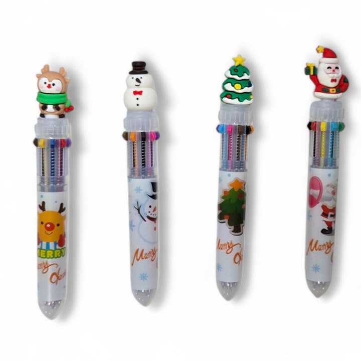 Christmas Holiday 8 Color Click Writing Pens and other Purchase Wholesale bling pens. Free Returns & Net 60 Terms on Faire trending on Faire.