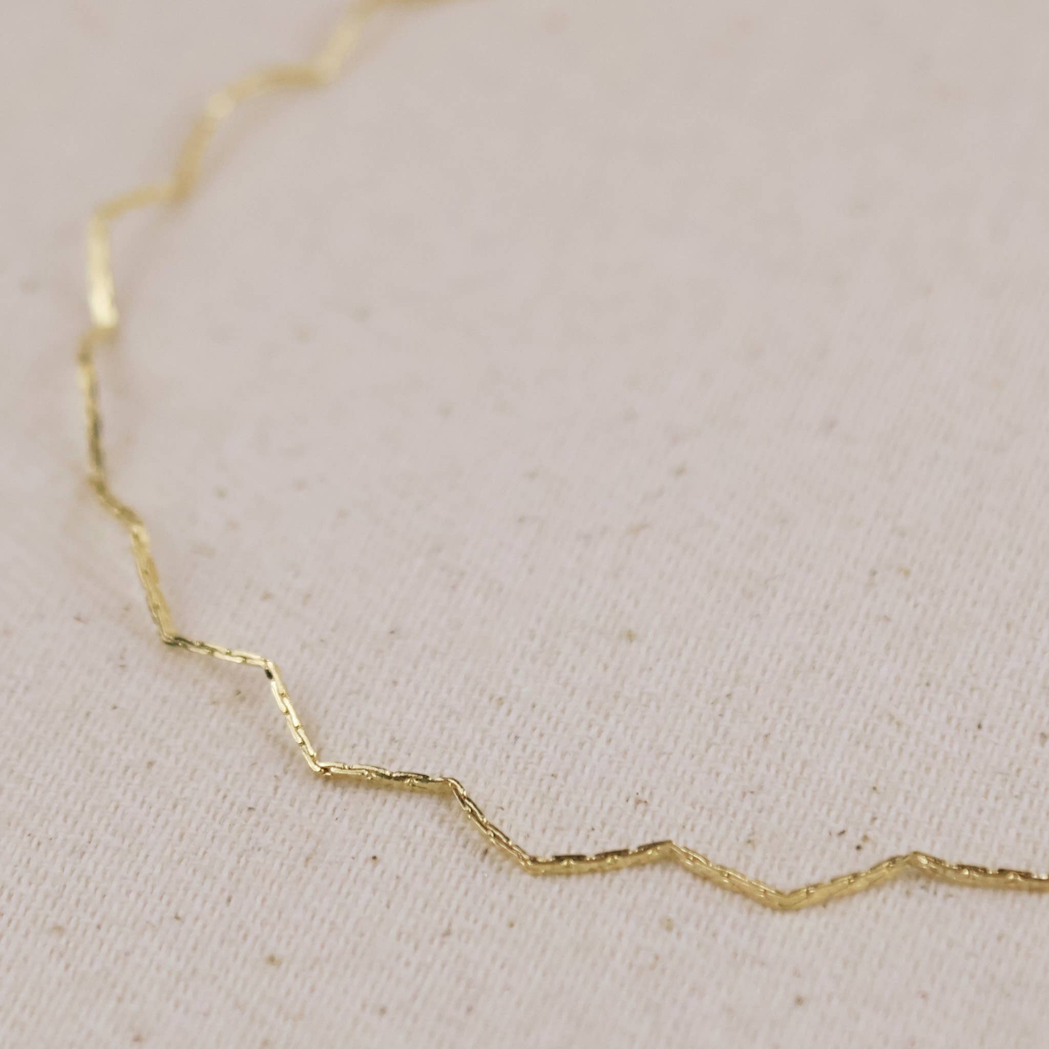 GoldFi - Wholesale Anklet - 18k Gold Filled Zig Zag Anklet4