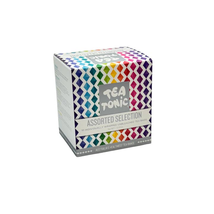 Tea Tonic - Wholesale Tea bags - 10 Pack Colourful Selection Box