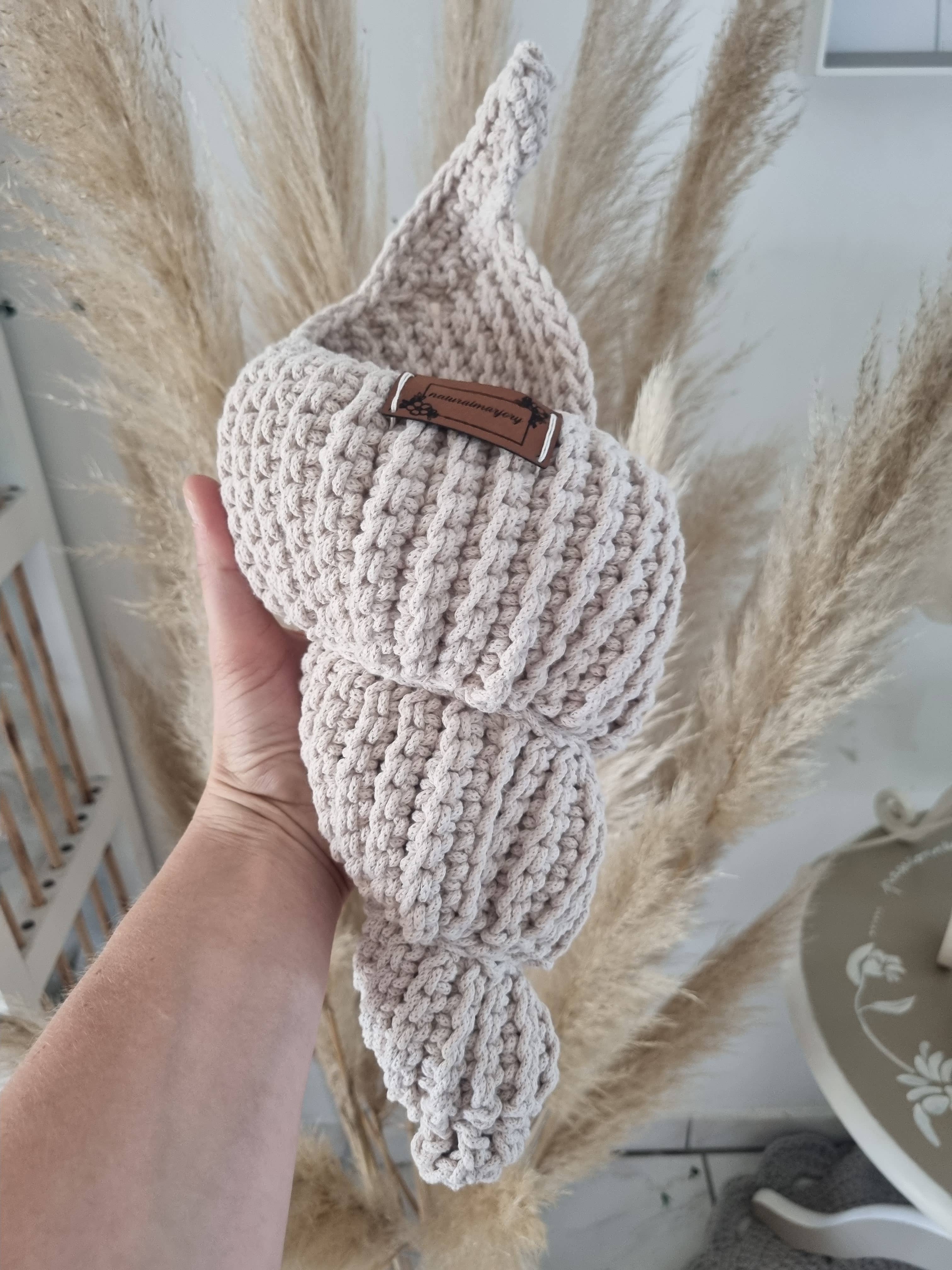 Naturalmarjory – wholesale Korg – Bulot M, dekorativ korg i bohemisk stil formad som snäcka3