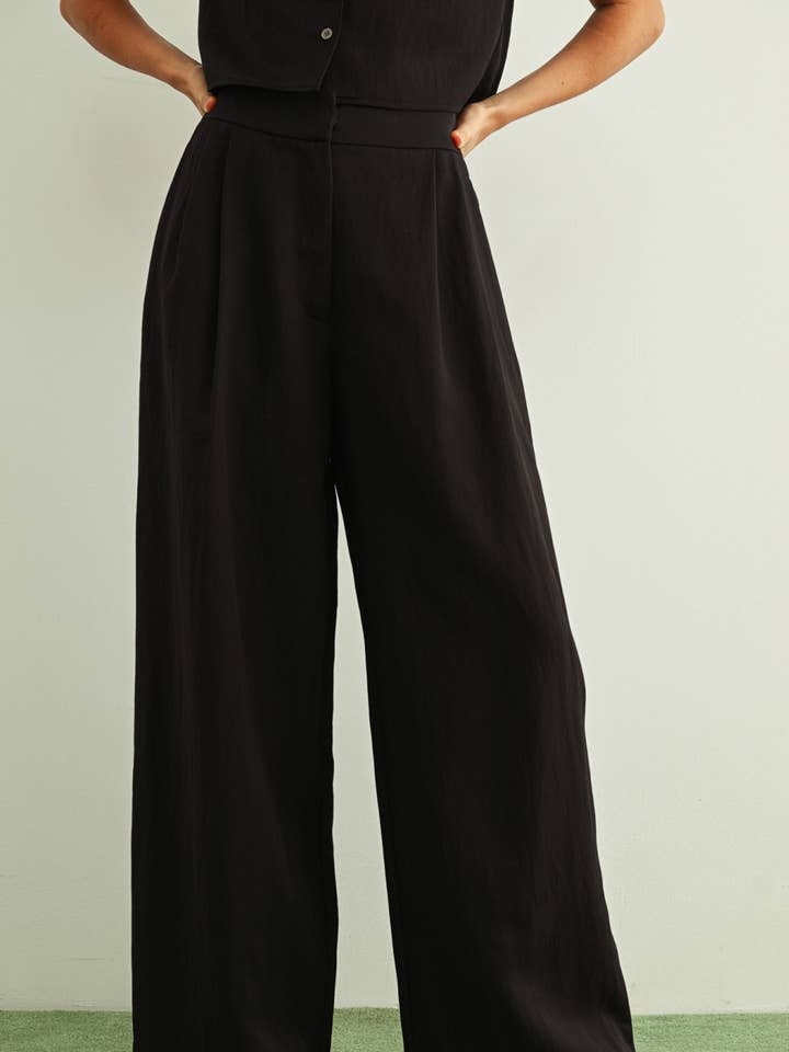 P6535ST BLØDE RAYON BUKSER for engroshandel hos MIOU MUSE